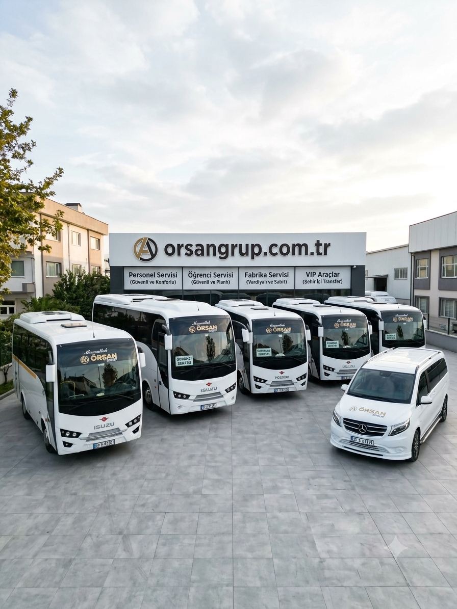 Örşan Group Torbalı servis filosu ve merkez binası